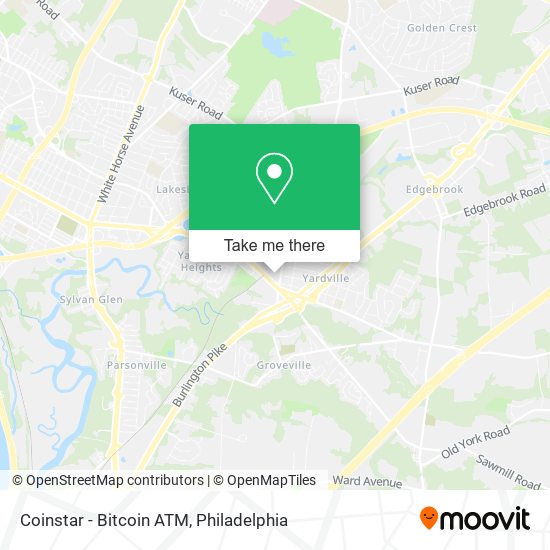 Mapa de Coinstar - Bitcoin ATM