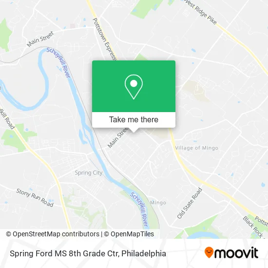 Mapa de Spring Ford MS 8th Grade Ctr