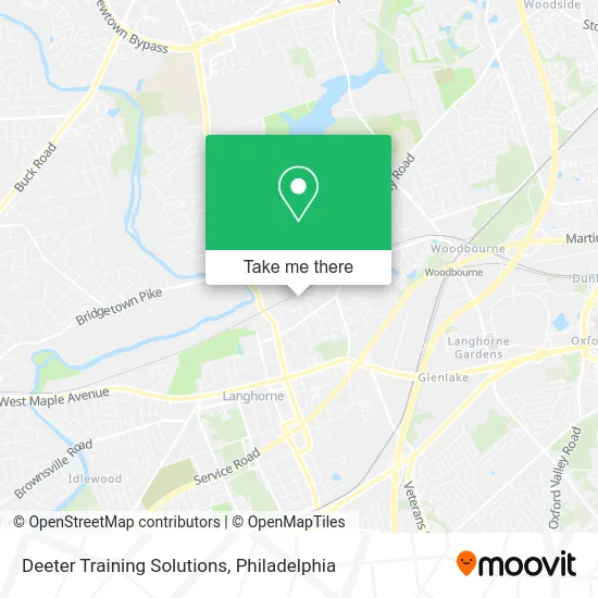 Deeter Training Solutions map