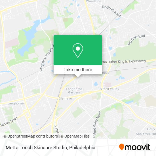 Mapa de Metta Touch Skincare Studio
