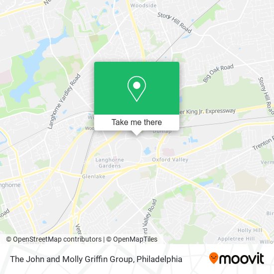 The John and Molly Griffin Group map