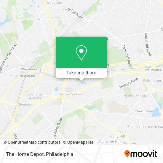 Mapa de The Home Depot