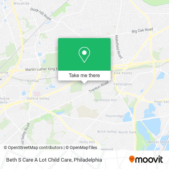 Beth S Care A Lot Child Care map