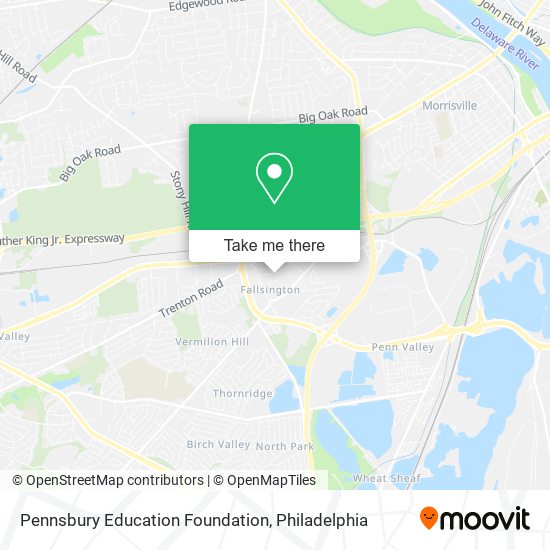 Mapa de Pennsbury Education Foundation