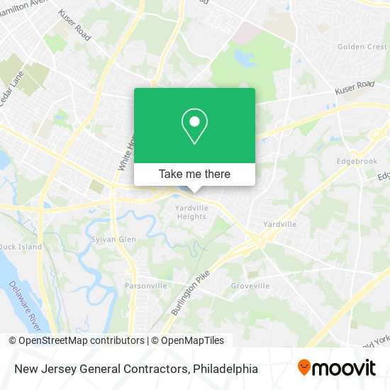 Mapa de New Jersey General Contractors