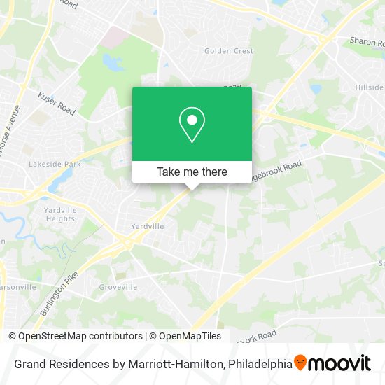 Mapa de Grand Residences by Marriott-Hamilton