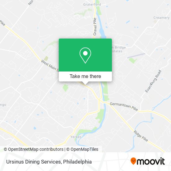 Ursinus Dining Services map