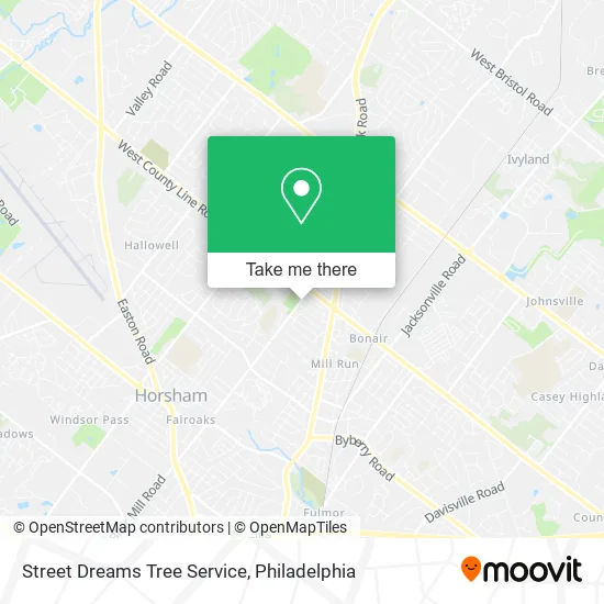 Street Dreams Tree Service map