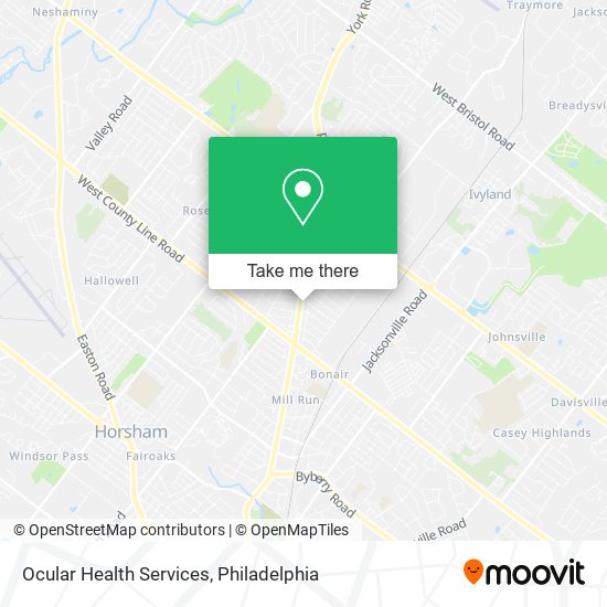 Mapa de Ocular Health Services