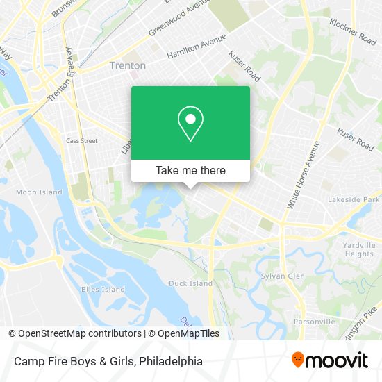 Camp Fire Boys & Girls map