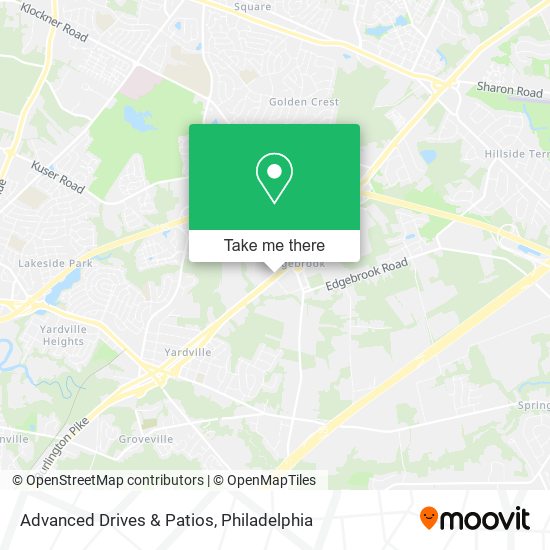Advanced Drives & Patios map