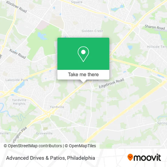 Advanced Drives & Patios map