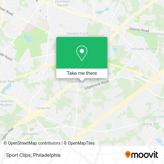 Sport Clips map
