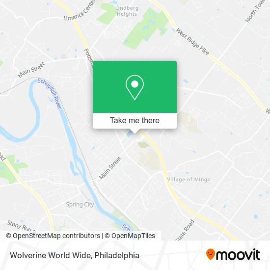 Wolverine World Wide map
