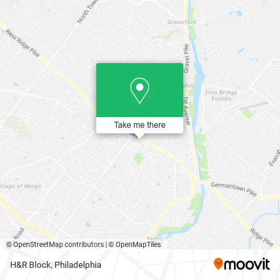 H&R Block map