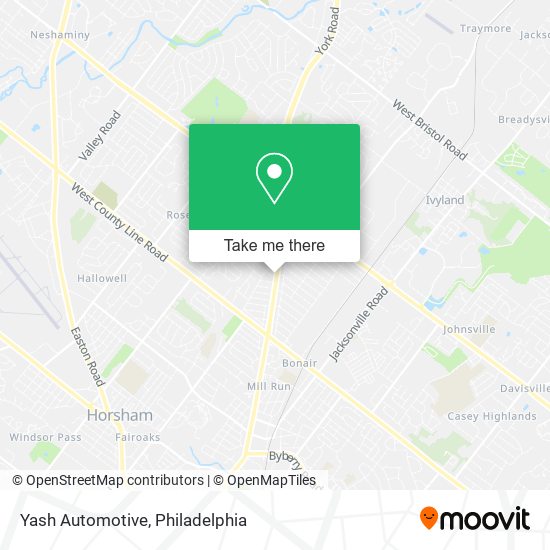 Mapa de Yash Automotive