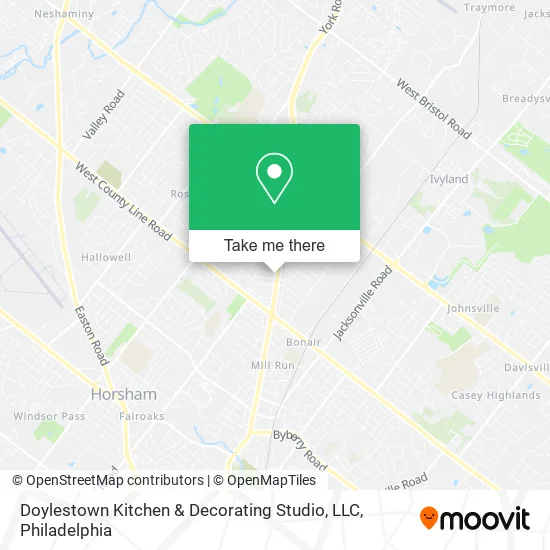 Doylestown Kitchen & Decorating Studio, LLC map