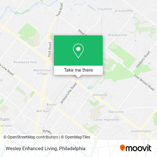 Mapa de Wesley Enhanced Living