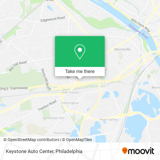 Keystone Auto Center map