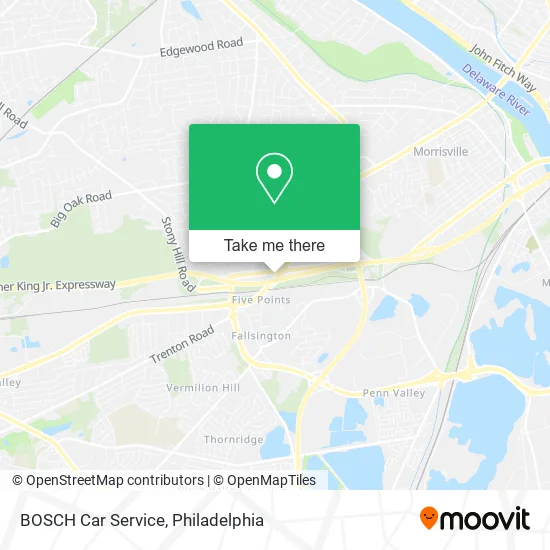 BOSCH Car Service map