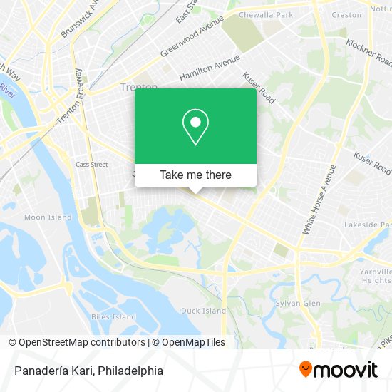 Panadería Kari map