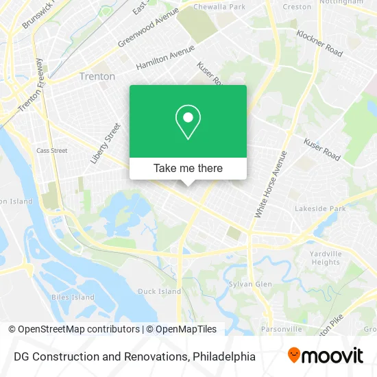 DG Construction and Renovations map