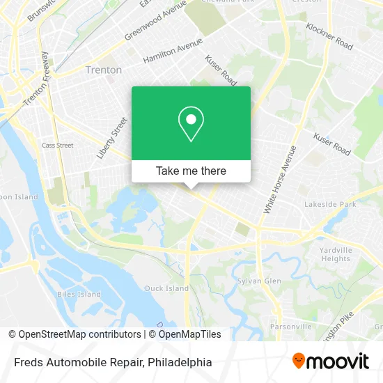Freds Automobile Repair map