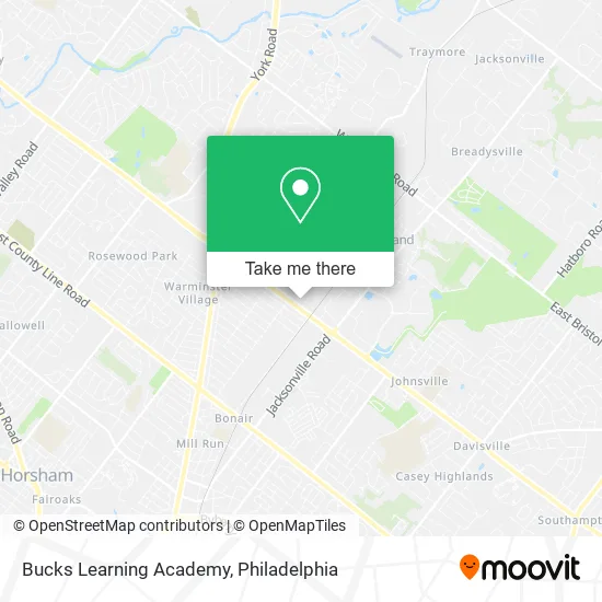 Bucks Learning Academy map