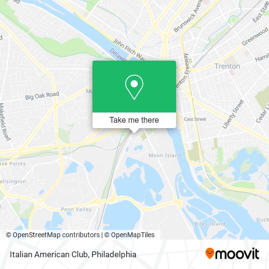 Mapa de Italian American Club