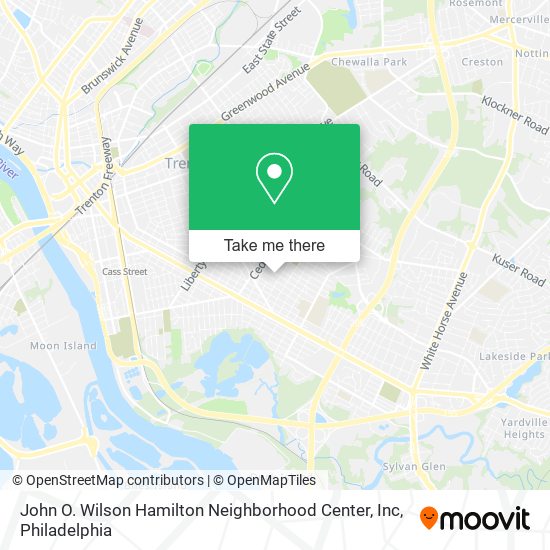 Mapa de John O. Wilson Hamilton Neighborhood Center, Inc