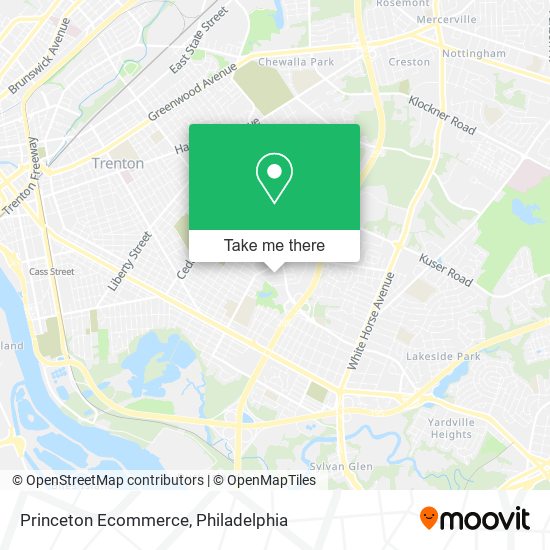 Princeton Ecommerce map