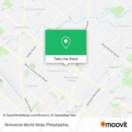 Wolverine World Wide map