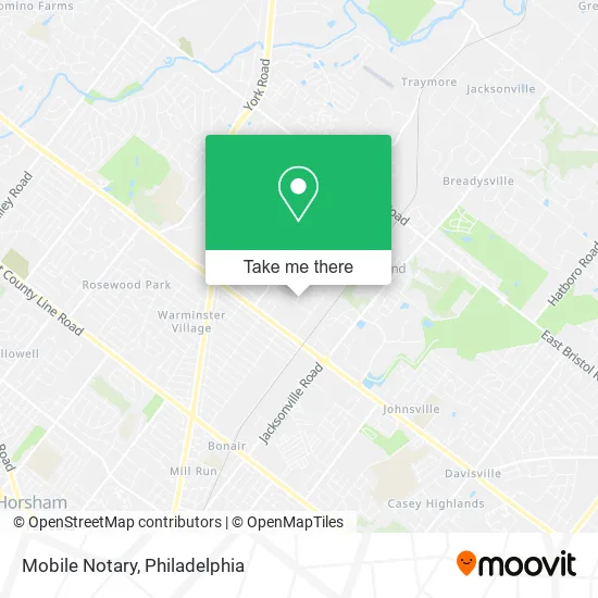 Mobile Notary map