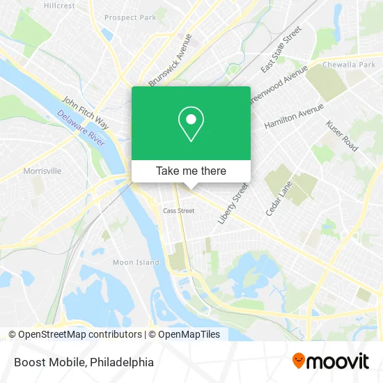 Boost Mobile map