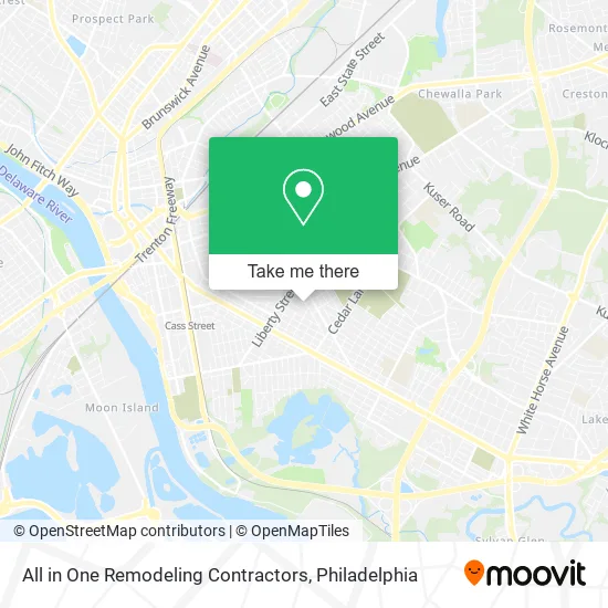 All in One Remodeling Contractors map