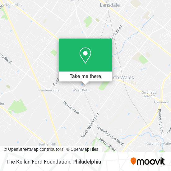 The Kellan Ford Foundation map