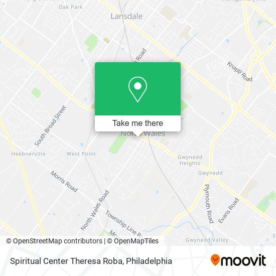 Spiritual Center Theresa Roba map