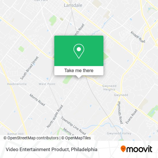 Mapa de Video Entertainment Product