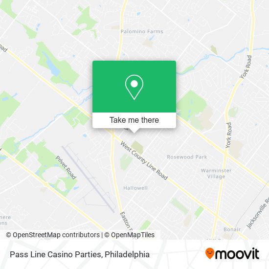 Pass Line Casino Parties map