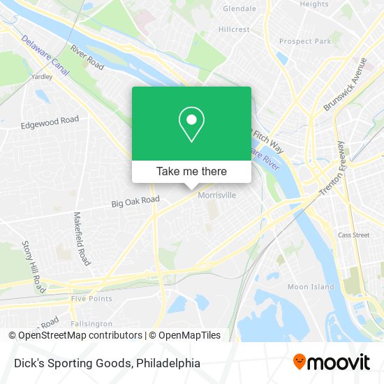 Dick's Sporting Goods map