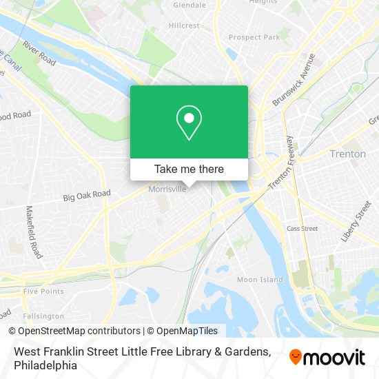 West Franklin Street Little Free Library & Gardens map