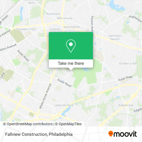 Fallview Construction map
