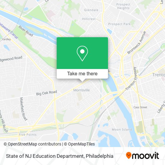 Mapa de State of NJ Education Department