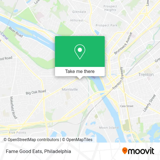 Fame Good Eats map