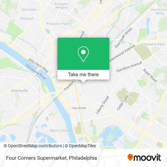 Four Corners Supermarket map