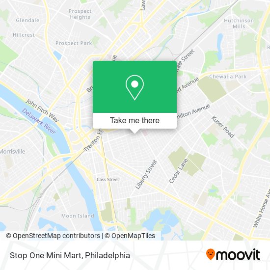 Stop One Mini Mart map