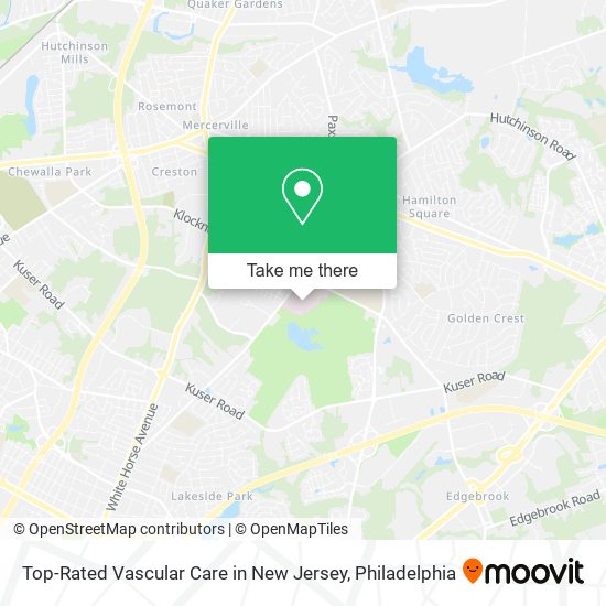 Top-Rated Vascular Care in New Jersey map