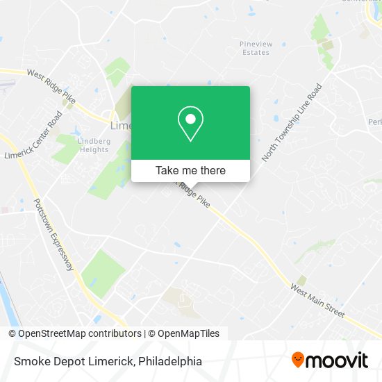 Smoke Depot Limerick map
