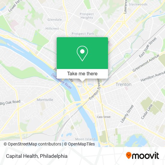 Mapa de Capital Health
