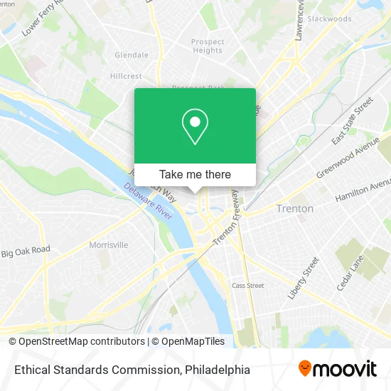 Ethical Standards Commission map
